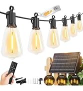Brightown 100FT Solar String Lights Outdoor, 31+2 Shatterproof LED
